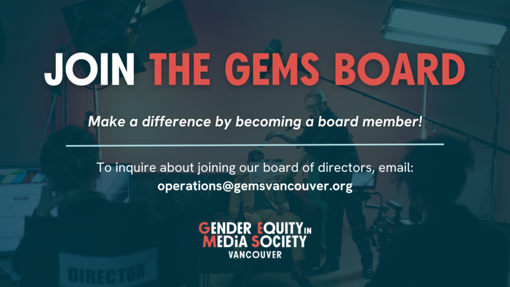 Join the GEMS Board, Make a difference by becoming a board member. To inquire about joining our board of directors please email: operations@gemsvancouver.org.